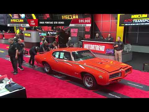 SOLD for $135,000 // 1969 Pontiac GTO Judge // Mecum Harrisburg 2022