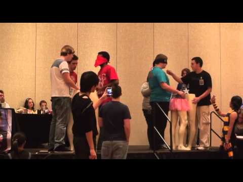 Youmacon 2010 Part 53 - Live Action Mario Party: Blindfold Makeup