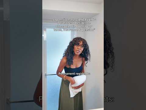 Japan is cancelling permanent residency 😨did you know about this new law? PS: top from @veimia