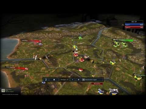 R.U.S.E Multiplayer Gameplay Kommentar - 3vs3 - Teamwork und Zeros