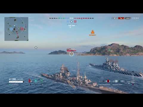 World of Warships Legends - ADMIRAL HIPPER - Tier 7 - kämpfen bis zum Schluss! [gameplay/ deutsch]