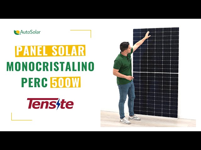 Panel Solar 500W Tensite Monocristalino PERC