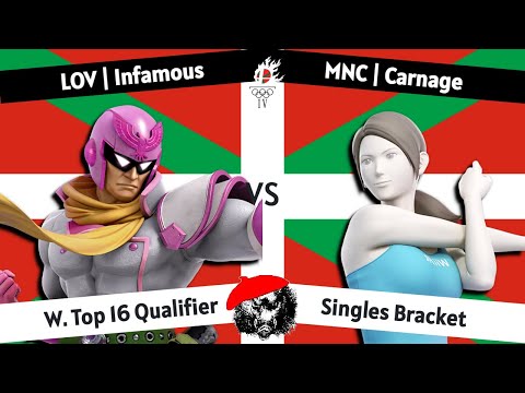 Battle of The Basque 4 TWG - W. Top 16 Qualifier - Infamous (Captain Falcon) vs Carnage (Wii Fit)