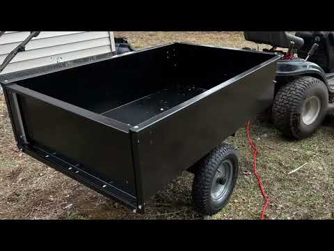 Agri Fab 45 0101 750 Pound Max Utility Tow Behind Dump Cart