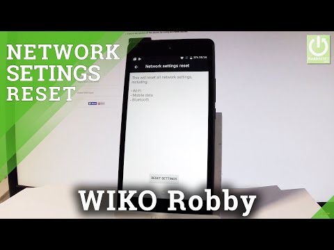 How to Reset Network Settings on WIKO Robby - Restore Factory Settings of Network
