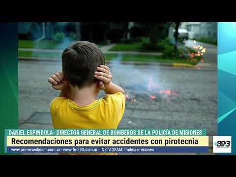 Bomberos de la Policía de Misiones advierten sobre los riesgos del uso indebido de pirotecnia