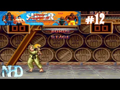 Let's Play Street Fighter 2 TNC Ken Bonus Stage (Barrels)