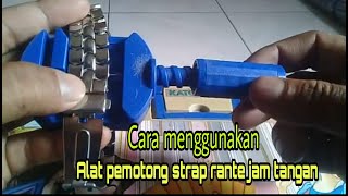 Download lagu Cara menggunakan alat pemotong strap rante jam tangan mp3