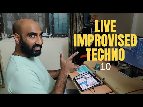 Live Improvised Techno Jam 10 | miRack | iPad