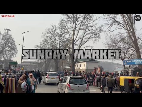 An unprecedented rush at the weekly flea market 'Sunday Market' in the hear...