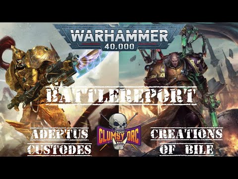 Adeptus Custodies Vs Chaos Space Marines 40k Battle report, Live!