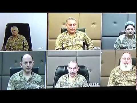 Press Release No 55/2020, 231st Corps Commander's Conference - 7 Apr 2020 (ISPR Official Video)