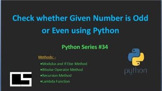 Download the video "Odd or Even Program| Python |@CodingwithShameera1"