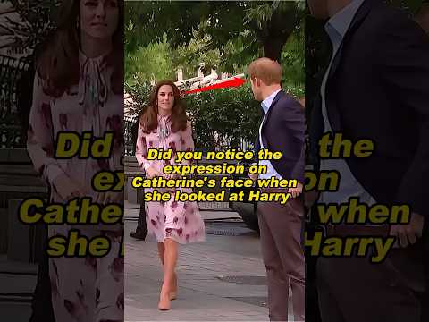 Did you notice the expression on Catherine's face when she looked at Harry #harry #megan #william