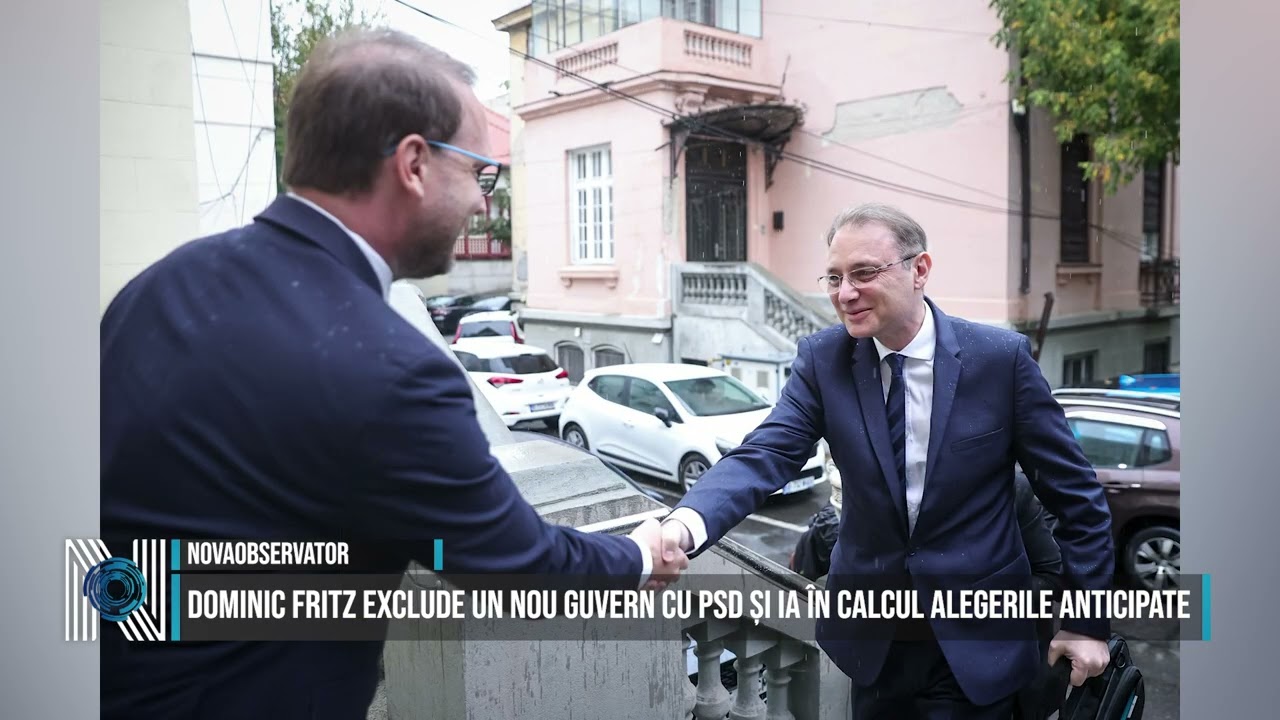Dominic Fritz exclude un nou guvern cu PSD și ia în calcul alegerile anticipate