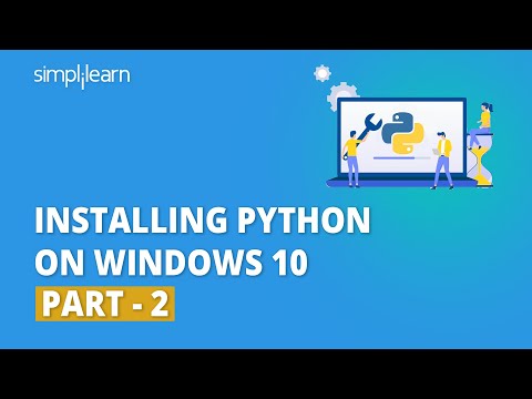 Installing Python On Windows 10 2 | Python Installation In Windows 10 | Python Basics |Simplilearn