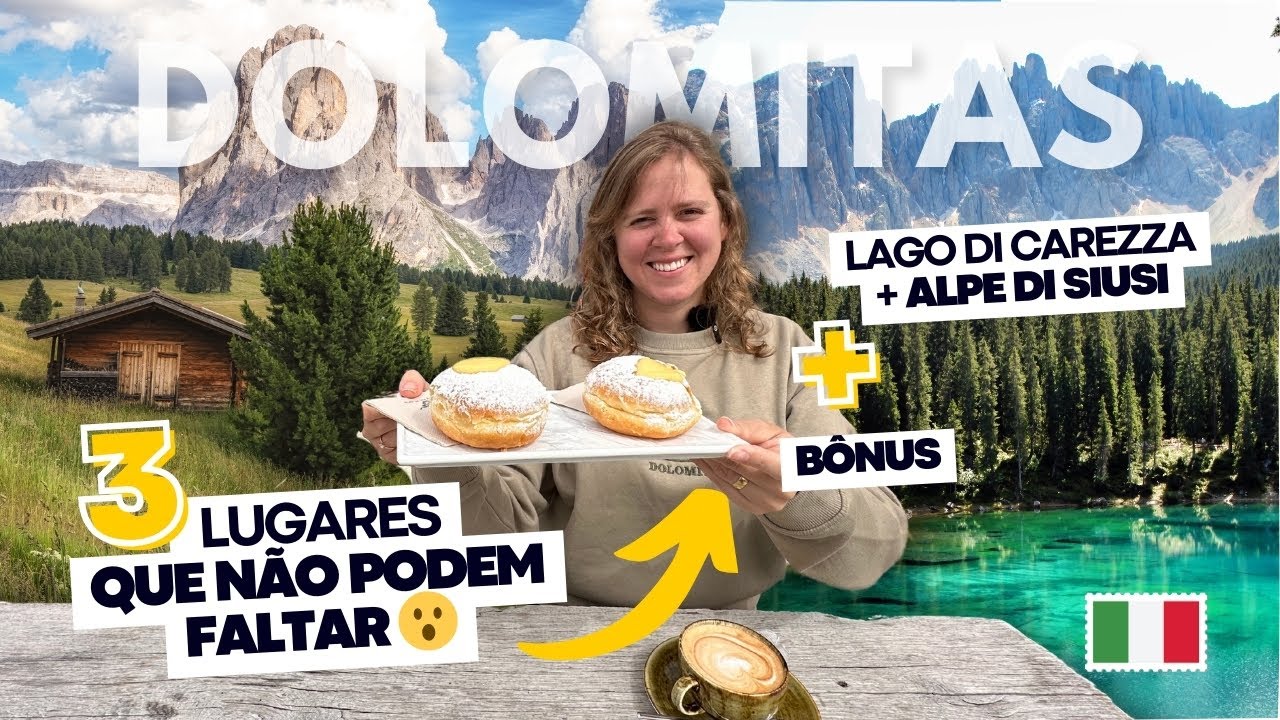 Este é sem dúvida o lugar mais bonito das Dolomitas na Itália! Alpe di Siusi + Lago di Carezza