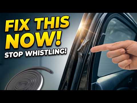 How to Fix Air or Whistling Noise in Your Car Door Seal - FIXED!