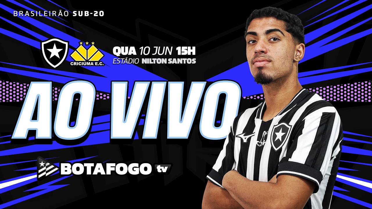 AO VIVO | Botafogo enfrenta Criciúma no Nilton Santos pelo Brasileirão Sub-20
