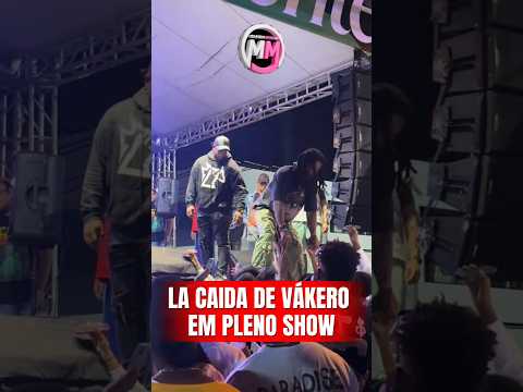 LA CAIDA DE VÁKERO EN PLENO SHOW 2025 #vakero #accidente #caída #viralshort #viralvideo