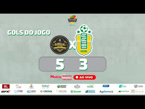 Gols e melhores momentos  - Giruá 5 X 3 Ibira Futsal - Gauchão Série B 2023