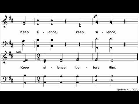 The Lord Is In His Holy Temple - Acapella Church Hymn