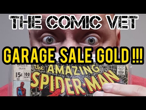 Garage Sale Gold !!! || Comic Book Keys Found In The Wild !!! || Marvel || DC || Autographs