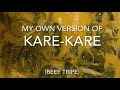 My Version of Beef Tripe Kare-Kare