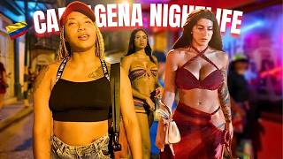🇨🇴 CARTAGENA COLOMBIA NIGHTLIFE ⎪BEAUTIFUL WOMEN AND CARIBBEAN VIBES - WALKING TOUR 4k.