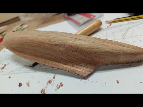 Fishing shooner  ship "Thalia" 1892 Half hull model Modellismo Navale