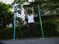 reverse grip 32 muscle ups 成嶋武の逆手マッスルアップ32回