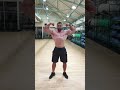 Some posing after shoulder workout