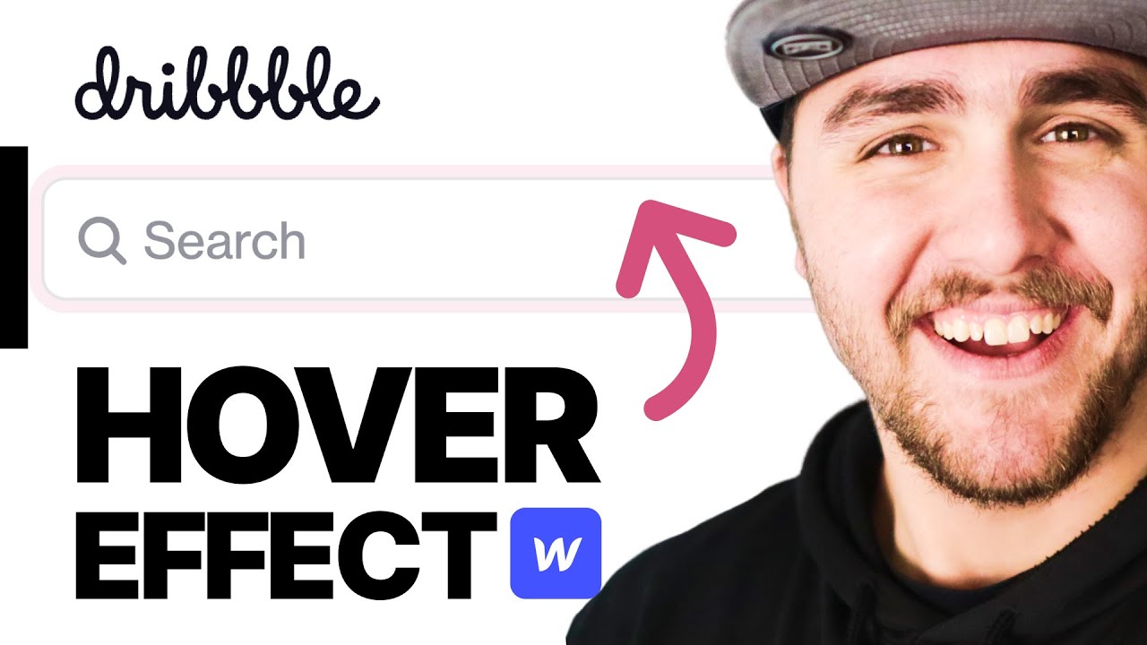 How to make a Dribbble hover effect in Webflow in 90 seconds