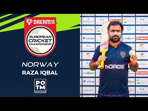 POTM: R.Iqbal - Group D, Match 2 - NOR vs ITA | Highlights | Dream11 ECC, 2022 | ECC22.074