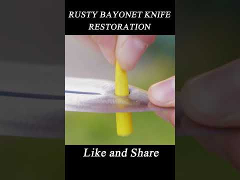 "From Rust to Resilience: Bayonet Knife Restoration"