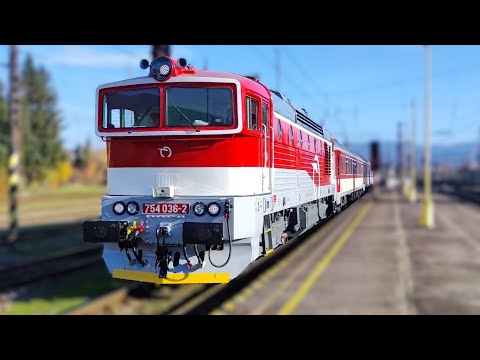 Několik vlaků ze stanice Vrútky dne 29.10.2024