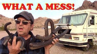 Replacing The Water Pump on a Big Block Chevy in my RV - It's A Mess In There! ...lol