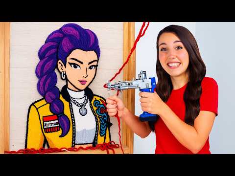 Whoever creates the most beautiful Kpop Demon Hunters rug wins against Dr. Timoti! 🧵