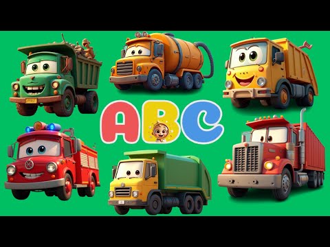ABC Truck Song for Kids! | Fun Alphabet Song for Kids | Kids Songs & Nursery Rhymes