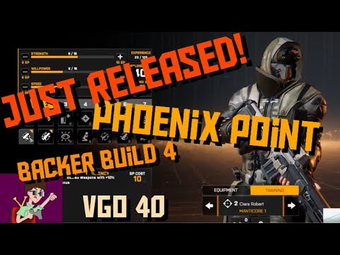 Just Released! Awesome update! Phoenix Point Backers Build 4