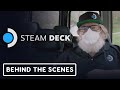 Gabe Newell Delivering Steam Decks - Official Behind the Scenes