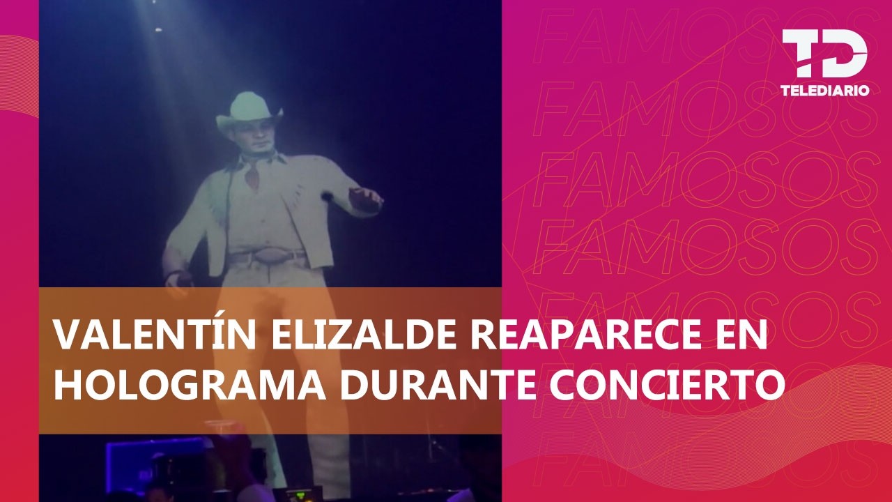 ¿No se parecía al Gallo de Oro? Holograma de Valentín Elizalde desata burlas y críticas en redes