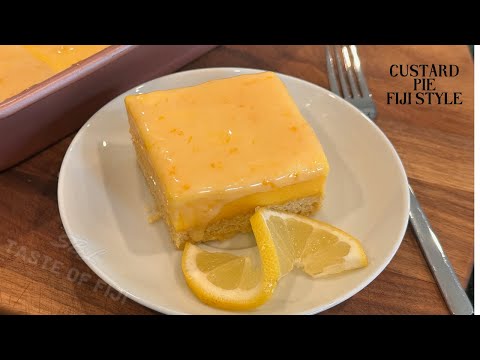 Fiji Style Custard Pie