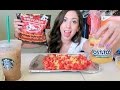 MY FAVORITE JUNK FOOD MUKBANG! (Eating Show) | MEESH LA