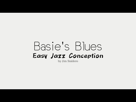 Basie's Blues - from Easy Jazz Conception by Jim Snidero