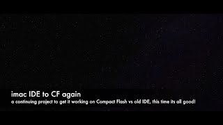 Episode 60 imac 333 CF conversion part  II