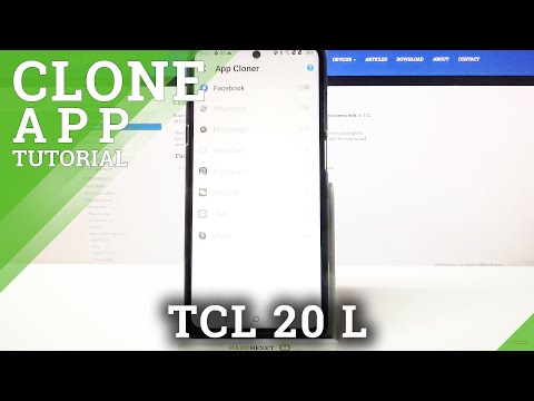How to Use App Cloner in TCL 20 L - Clone Applications