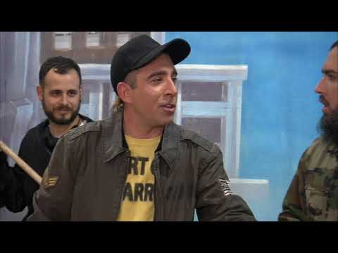 Carnaval de Cádiz 2018 | Cuarteto El equipo A minúscula antes de salir a escena