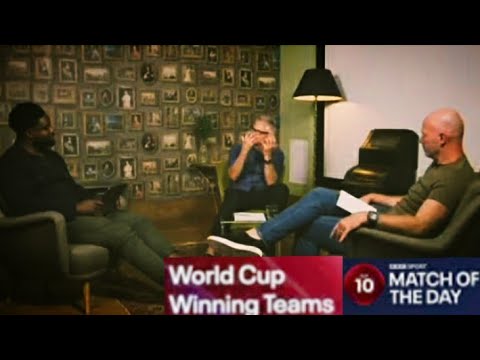 Match Of The Day Top 10:  Teams Who Won the World Cup, Gary Lineker, Alan Shearer, MOTD Top10