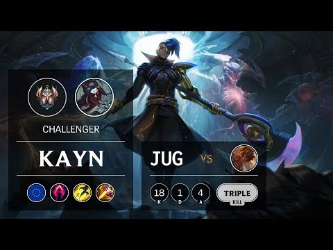 Kayn Jungle vs Taliyah - EUW Challenger Patch 9.9